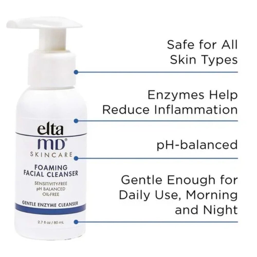 EltaMD Foaming Facial Cleanser Face Wash Enzyme SkinCare New Made in USA - Picture 2 of 12